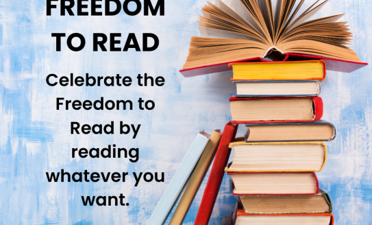 Celebrate the Freedom to Read by reading whatever you want.