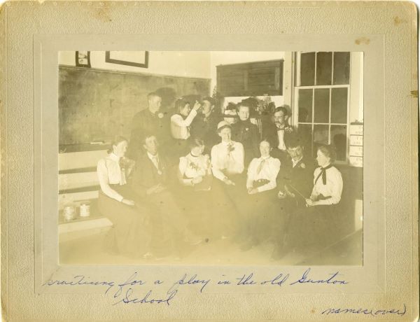 "A Jolly Crowd" in the Gunton Schoolhouse