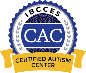 IBCCES badge for certified autism center