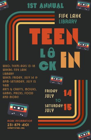 1st Annual Teen Lock-In Flyer 
