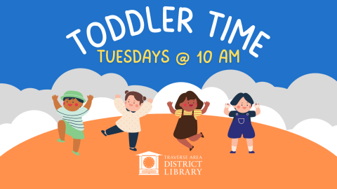 Toddler Time Tuesdays at 10am with toddlers dancing 