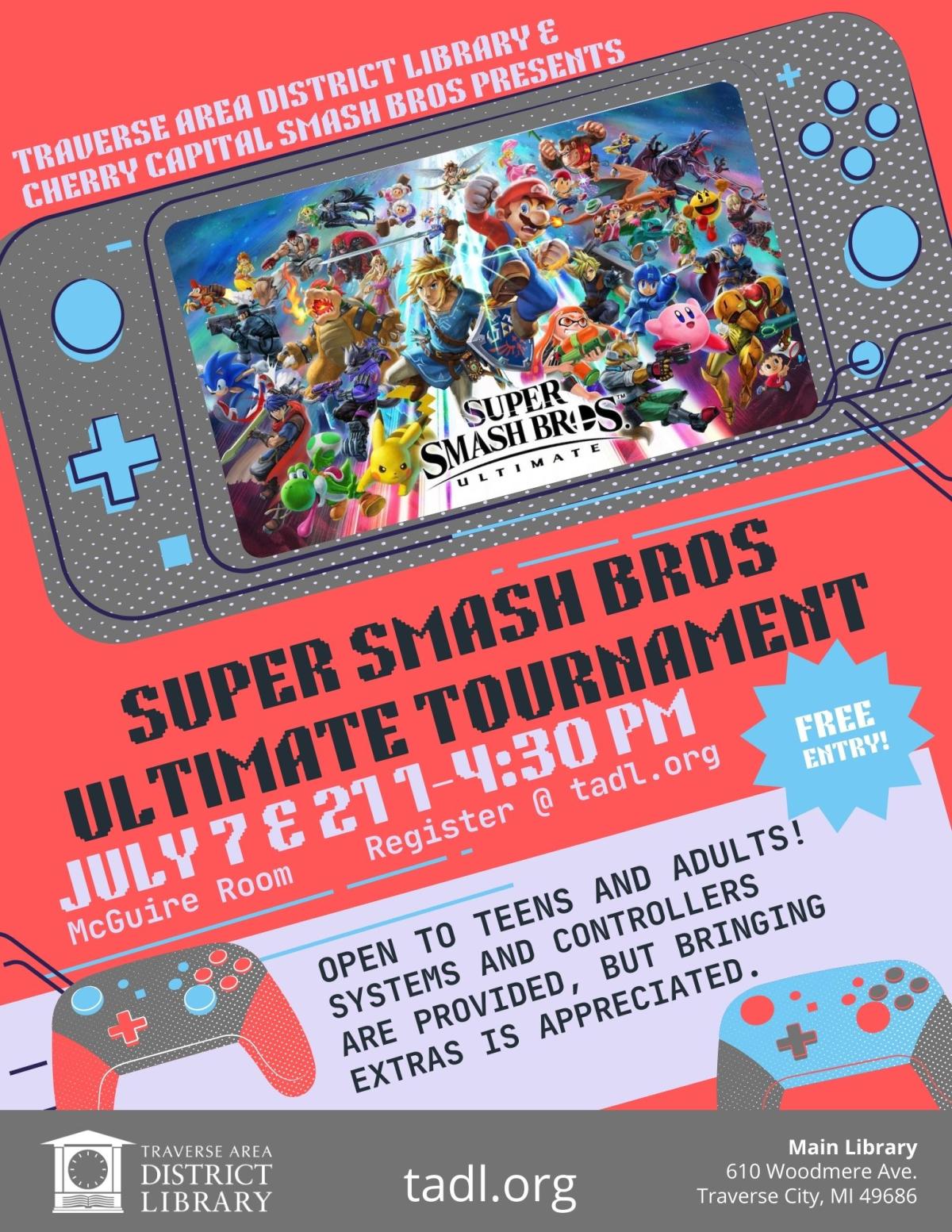 Smash tournament poster
