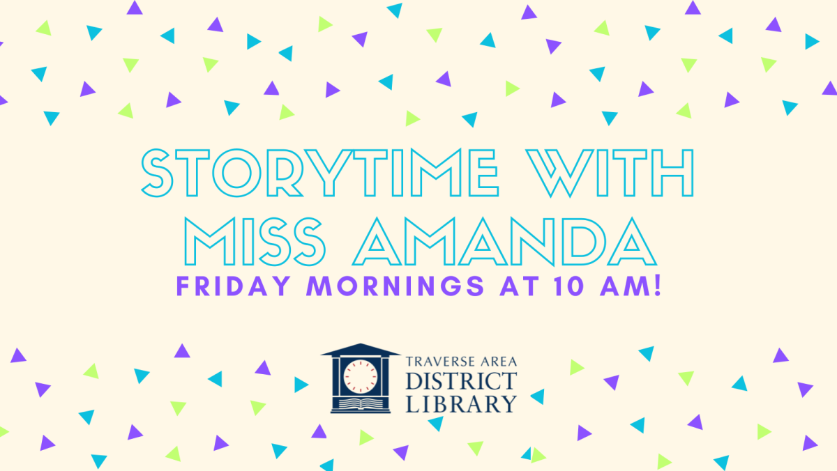 Storytime with Miss Amanda Friday Mornings at 10am with confetti all over 