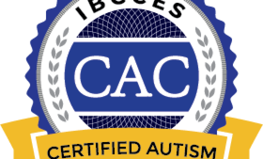 IBCCES badge for certified autism center